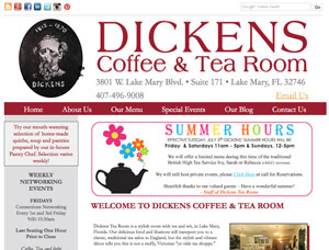 Dickens Coffee and Tea Room Dickens Coffee and Tea Room screen capture