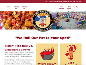 Rollin Tide Boil Co. screen capture