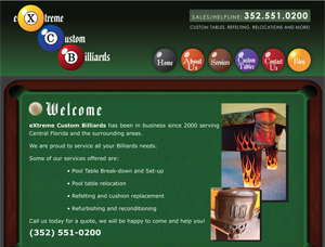 Extreme Custom Billiards Extreme Custom Billiards screen capture